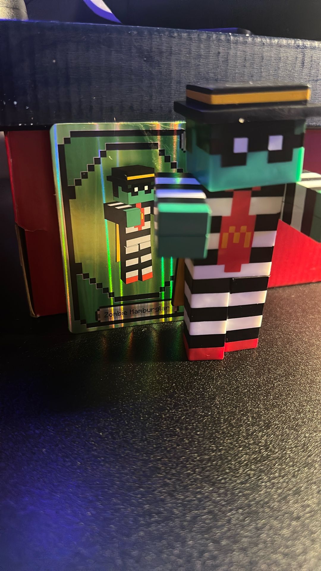 Zombie Hamburglar with code and box
