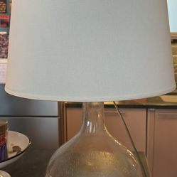 Glass table lamp originally from Pottery Barn