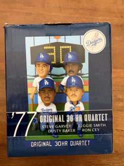 Dodgers 30/30 Club Bobblehead Garvey, Cey, Baker, Smith