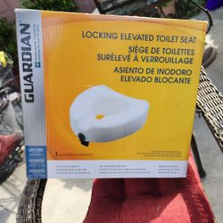 Locking Elevated Toilet Seat