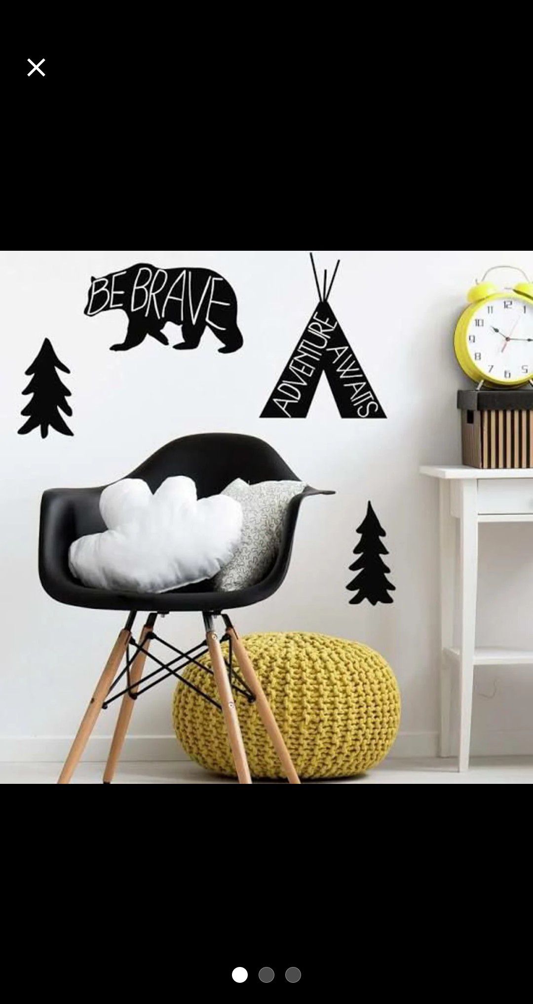 Little man cave nursery adventure country wall decals
