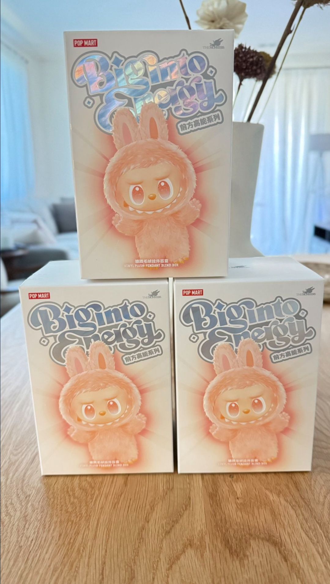Labubu Big Into Energy Plush Pendant Authentic!!!