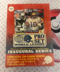 Pro Set World League Inaugural Boxes