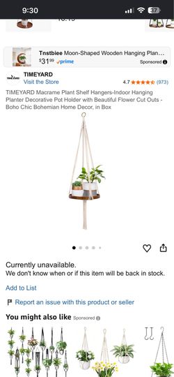 Macrame Plant Shelf