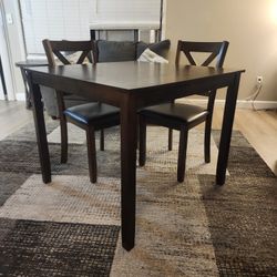 Dining Room Table And Two Chairs
