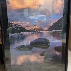 Framed Wall Art - art Wolfe - 25 by 37