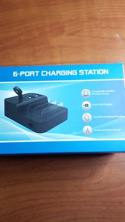 New 6-port usb charging station
