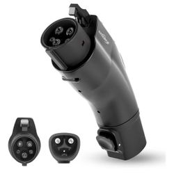 Tesla to J1772 Adapter - NACS to J1772 EV Charging Adapter Max 60A 250V, for Tesla High Powered Connectors, Mobile/Destination Charger to Only J1772 E