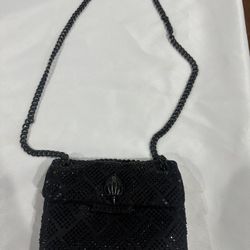 Kurt Geiger London Kensington Embellished Fabric Convertible Crossbody Bag