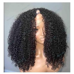 16inch Afro Kinky Human Hair Wig 