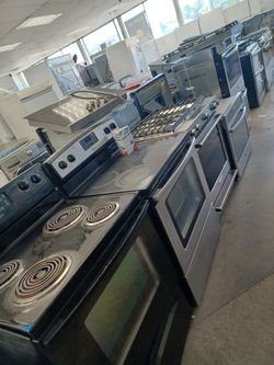 USED STOVES AND WALL OVENS FREE DELIVERY 120 DAY WARRANTY