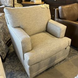 Down Filled Swivel Chair 