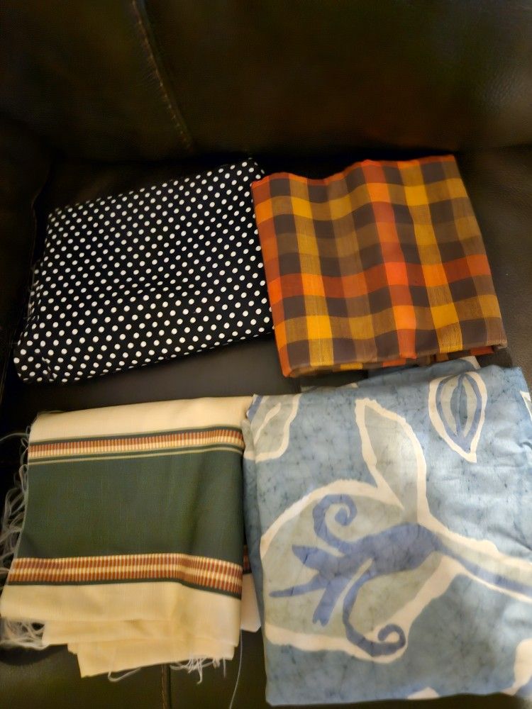 4 Different NEW FABRIC S