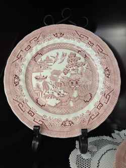 Royal Wessex Dinner Plates Willow Rose 