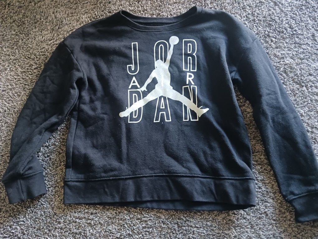 Jordan Sweatshirt Girl's Size Large (12 -13 Yrs)