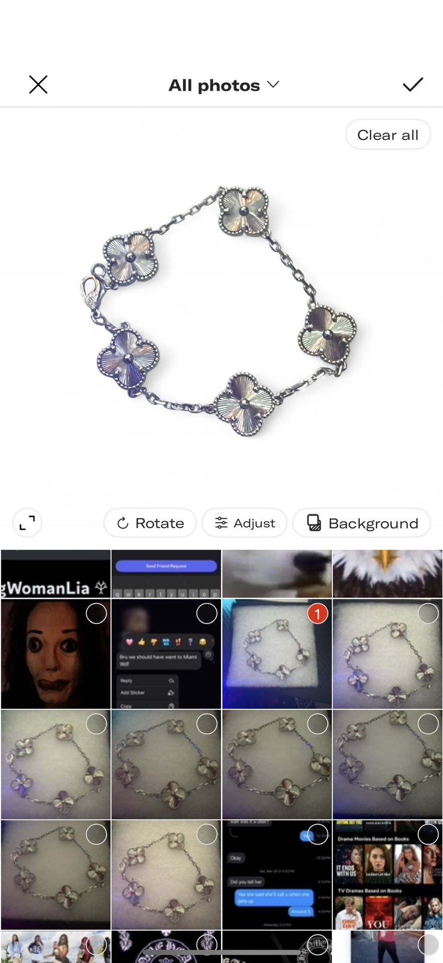Silver Van Cleef & Apel Bracelet