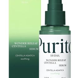 PURITO Centella Serum, for All Skin Types, Soothing, Calming, Facial Serum for face, Vegan & Cruelty-Free, Skin Care, 60ml 2fl.oz