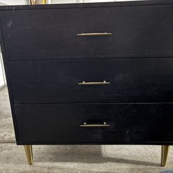 HomeGoods Black And Gold Dresser