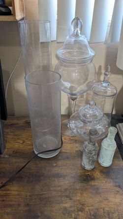 various glass containers