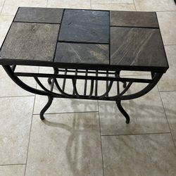 Stone Tile End Table