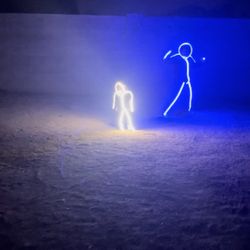 LED Stick Figure fit