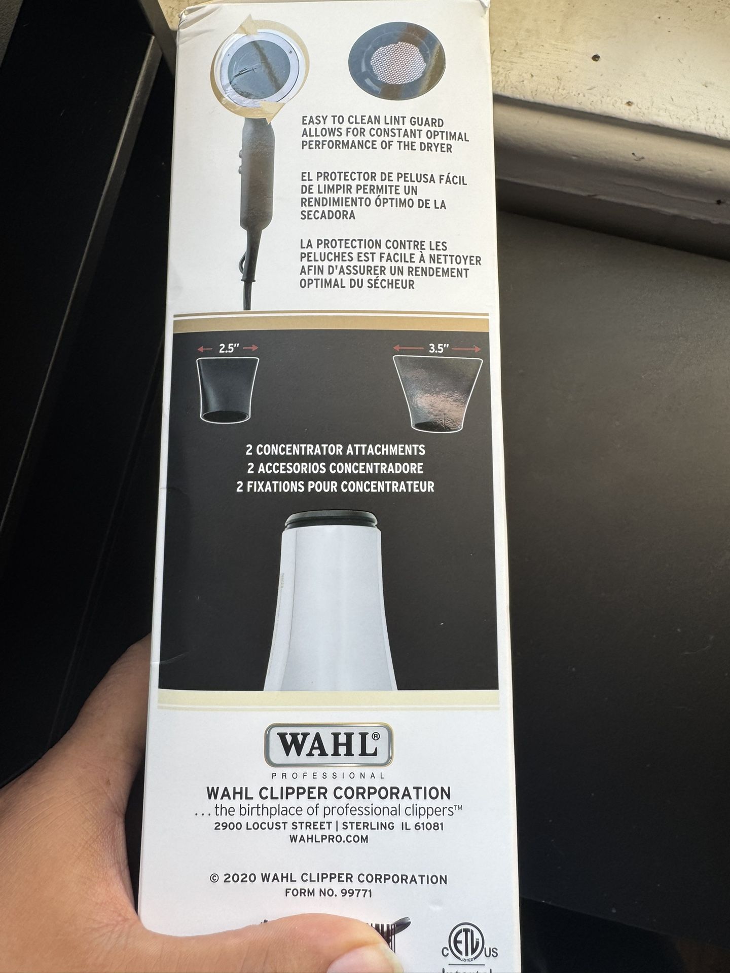 Brand New Wahl Star Professional Hair Dryer