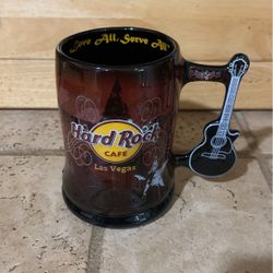 Hard Rock Cafe Las Vegas Guitar Mug
