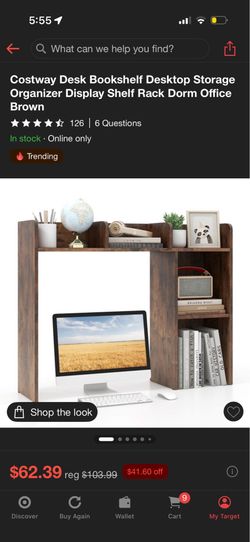 Desk hutch