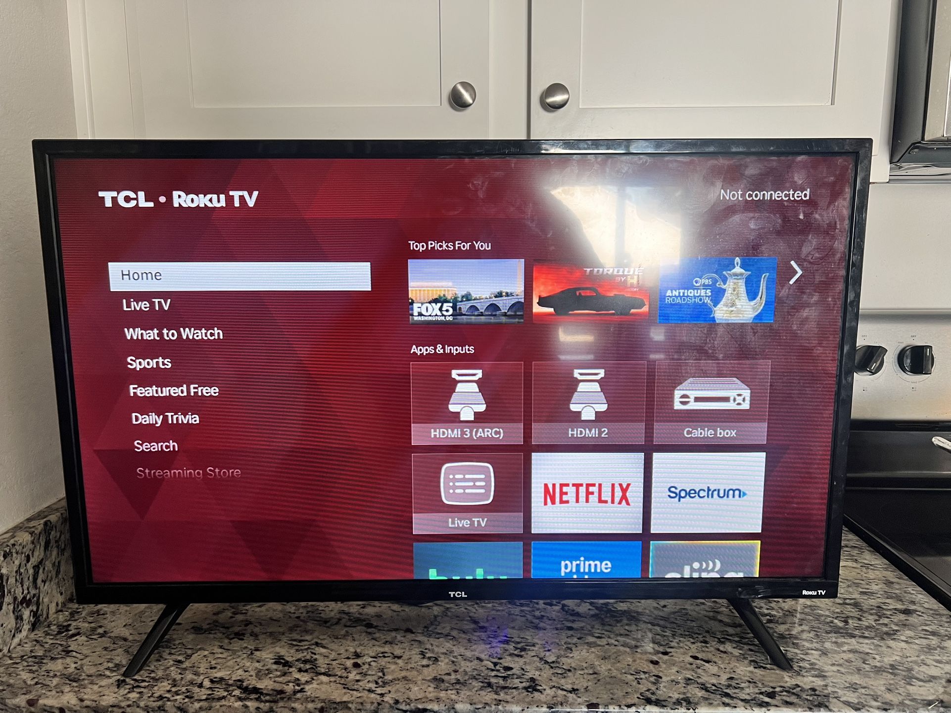 TCL 28 inch LED Roku Smart TV