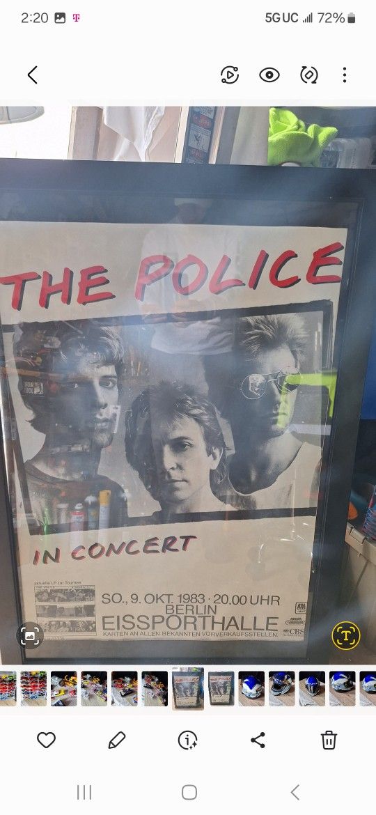 The Police.  1983 TOUR. Berlin Germany 