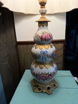 Beautiful antique lamp