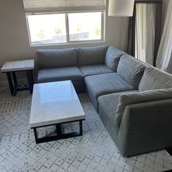 Living Room Set (Couch, End Table, Coffee Table)