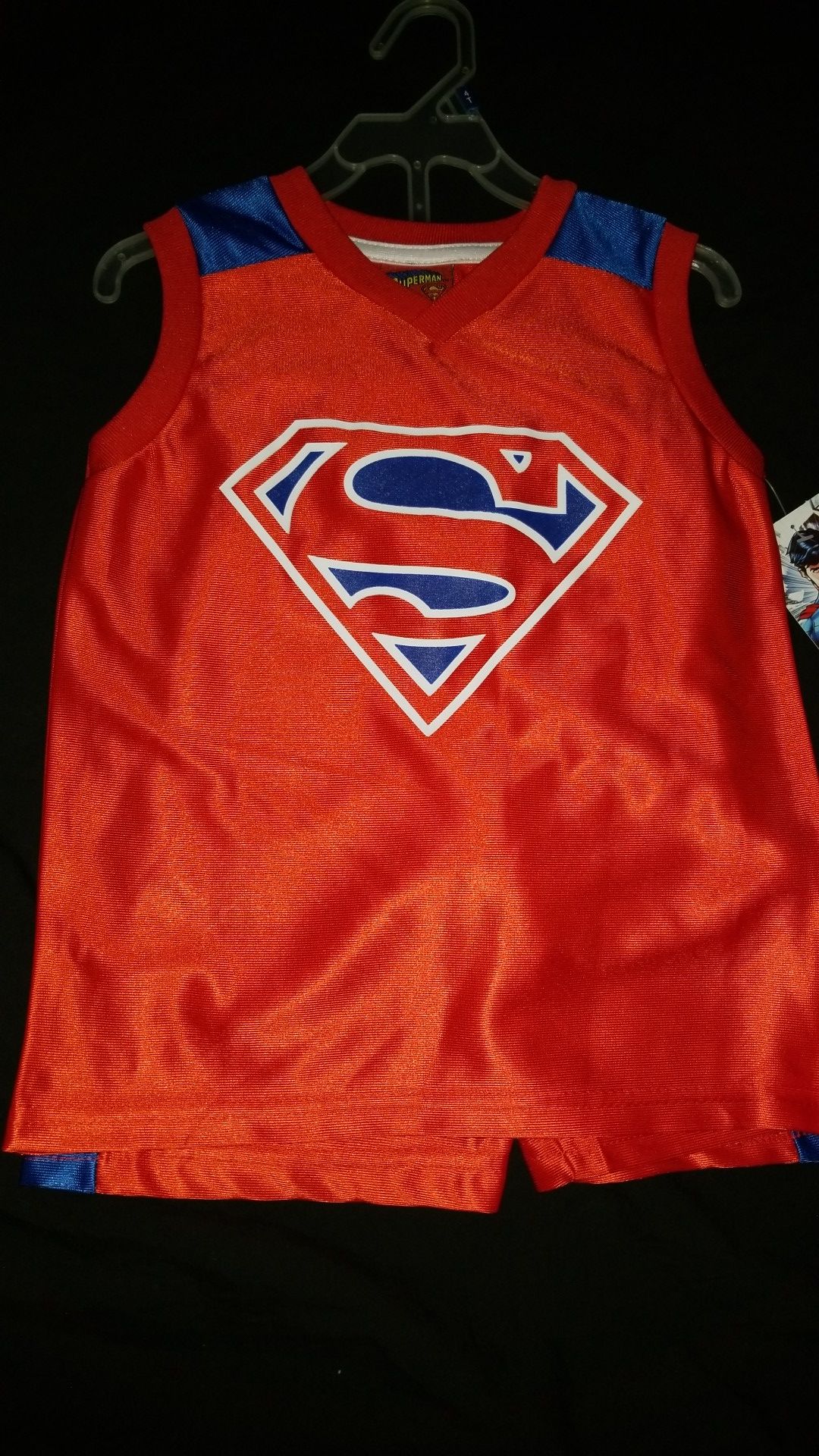 Superman 4T Jersey & Basketball Shorts