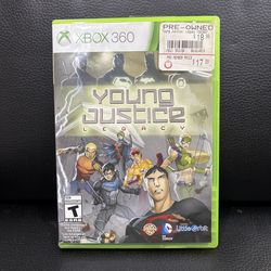 Young Justice: Legacy (Microsoft Xbox 360, 2013)