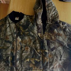 Carhartt Camo jacket and Vest