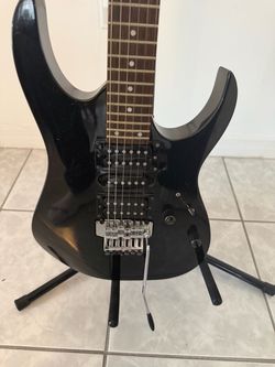 Ibanez Black Electric Guitar with Gig Bag