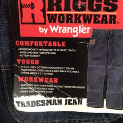 Riggs By Wrangler  Tradesman Jeans 38 X 36. Great For Construtipn Work.