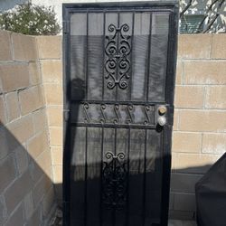 Security Door, Black  