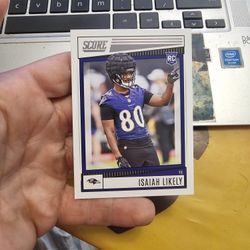 Isaiah Likely Football Card