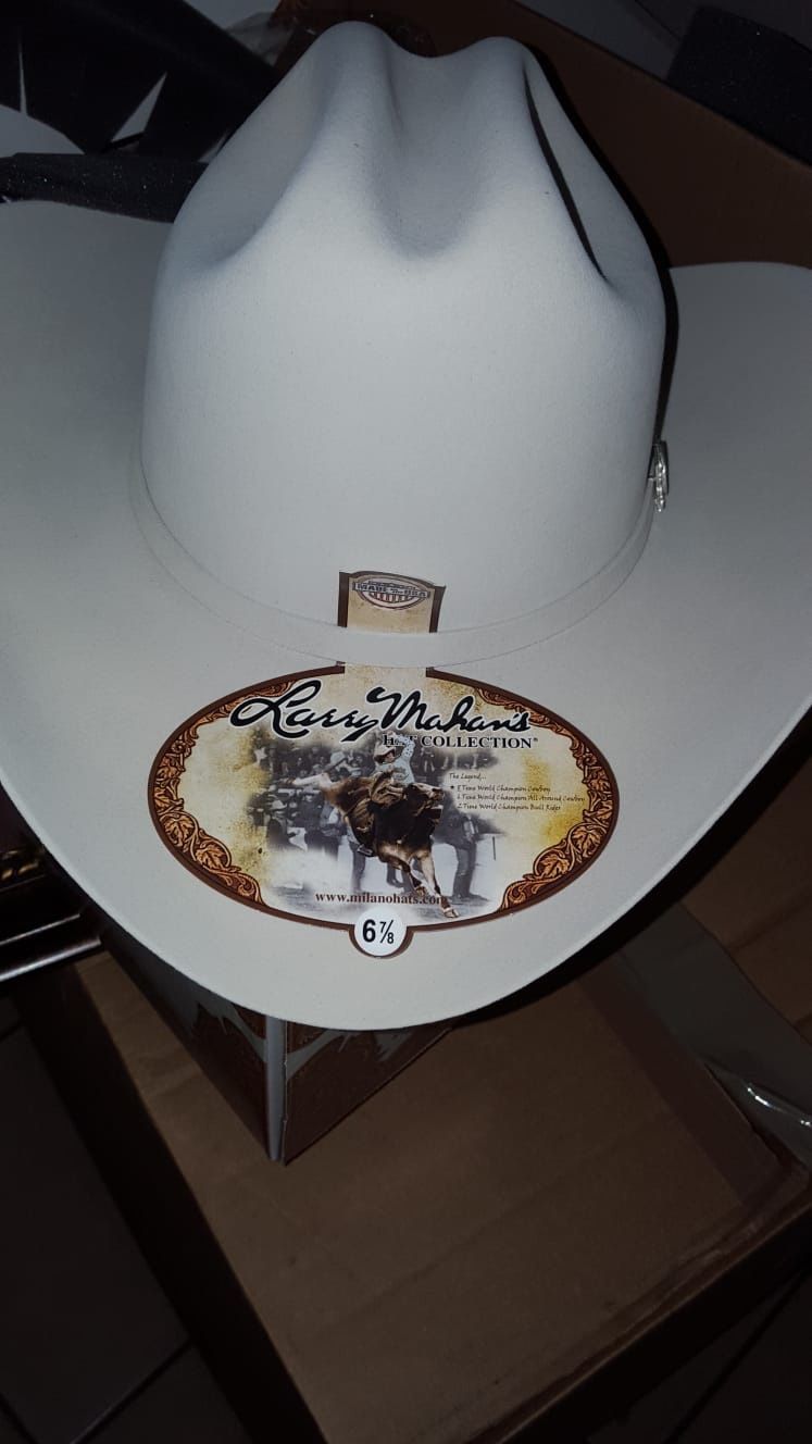 New Larry mahan 100x hat size 6-7/8 - belly color