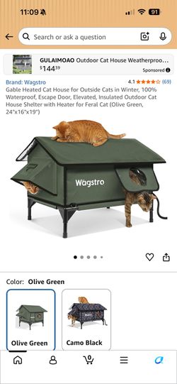 Cat House for Outside Cats in Winter