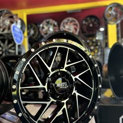 🛞20” Black Mill Moto Metal Wheels‼️