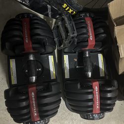Barely Used Bowflex Adjustable Weights 