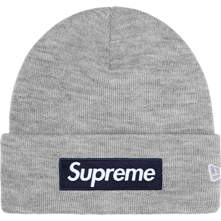 Supreme New Era® Box Logo Beanie Grey