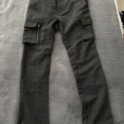 richie le tweed cargo pants size 32