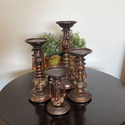 Set Of 4 Candleholders From Italy 🇮🇹 