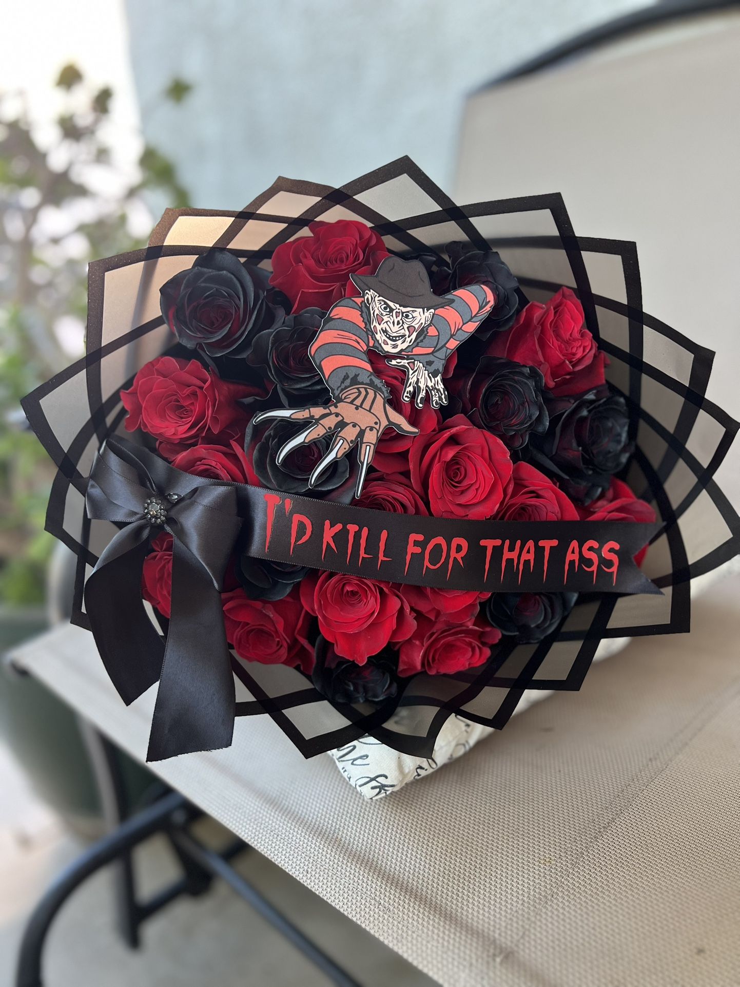 Spooky bouquet ramo Buchon Flowers