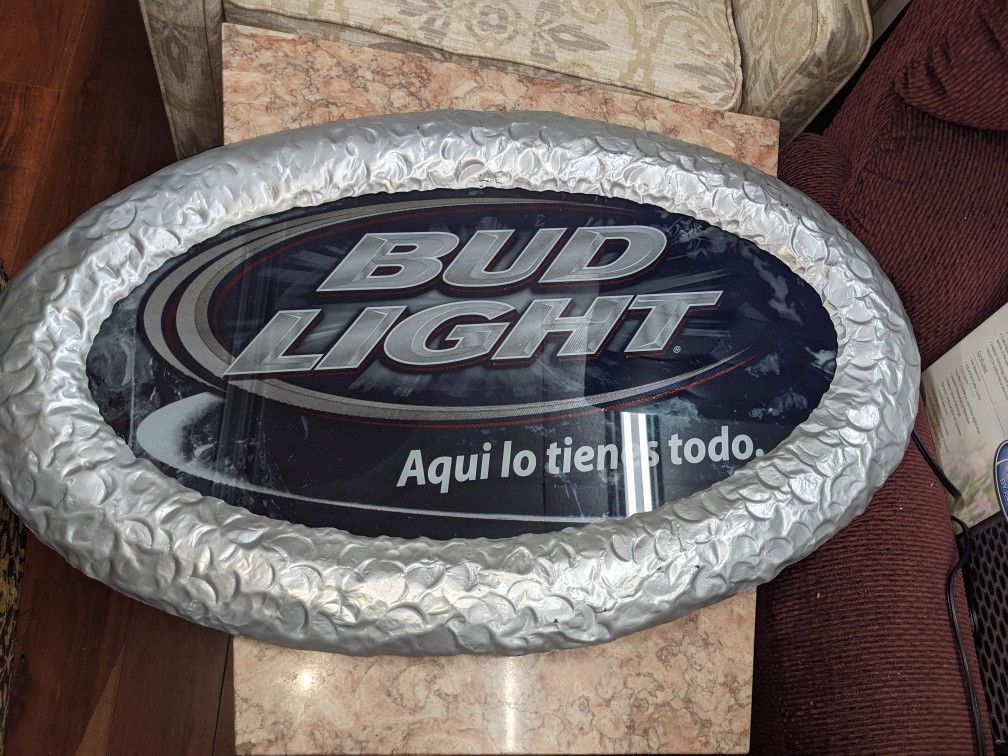 Vintage Bud Light Spanish Sign