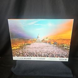 Cityscape Puzzle Obama’s Presidential Inauguration 1014 Pcs EUC Factory Sealed 