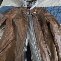 Faux Leather Jacket 